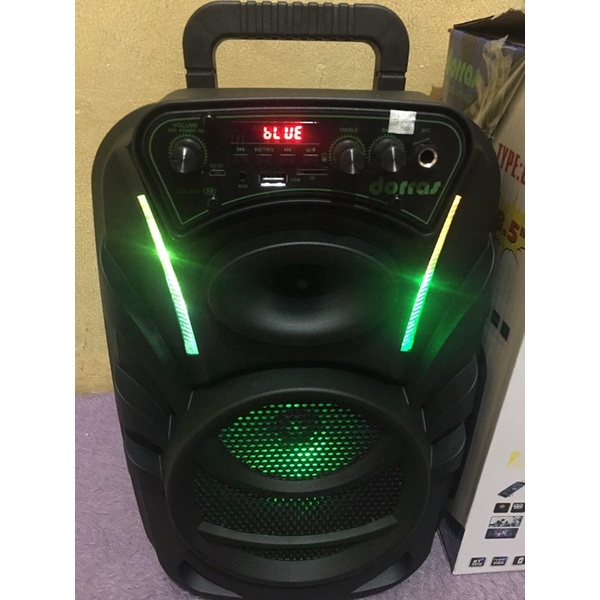 SPEAKER BLUETOOTH KARAOKE DORRAS TYPE-DS888 AB FREE MIC / SPEAKER AKTIF BLUETOOTH KARAOKE