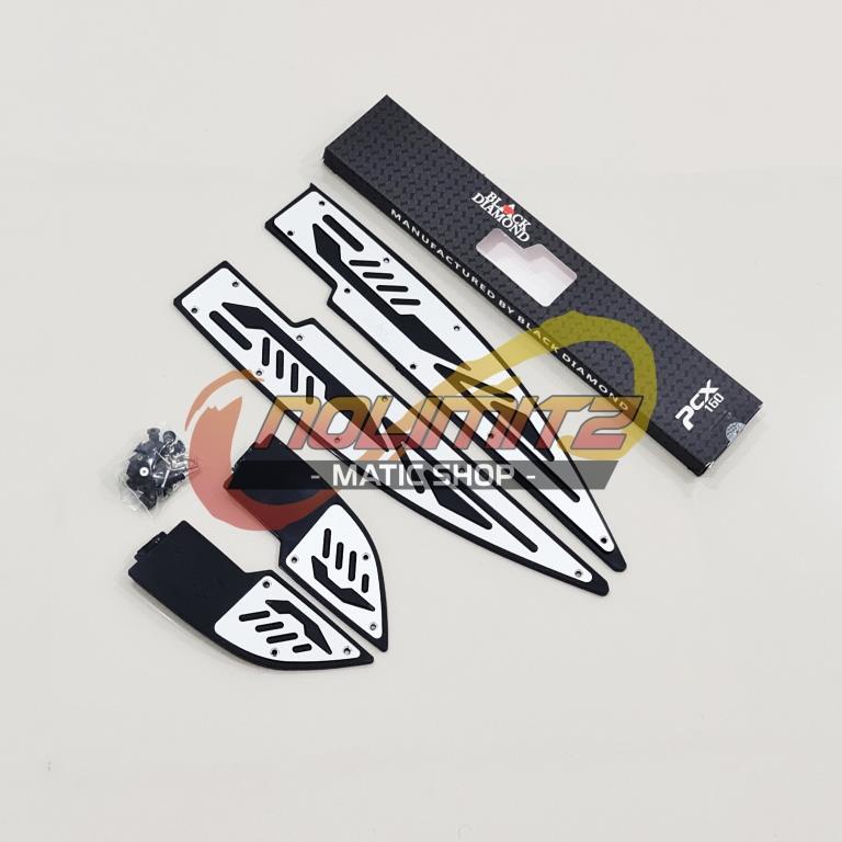 Floorboard Bordes Karpet Pijakan Kaki Black Diamond Honda PCX 160