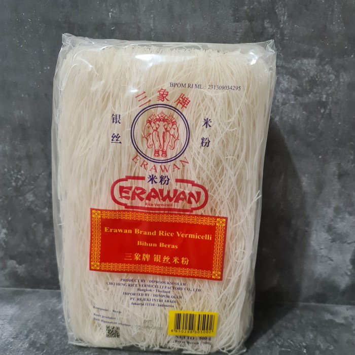 

soun-bihun- bihun erawan thailand / bihun beras thailand erawan 500g -bihun-soun.