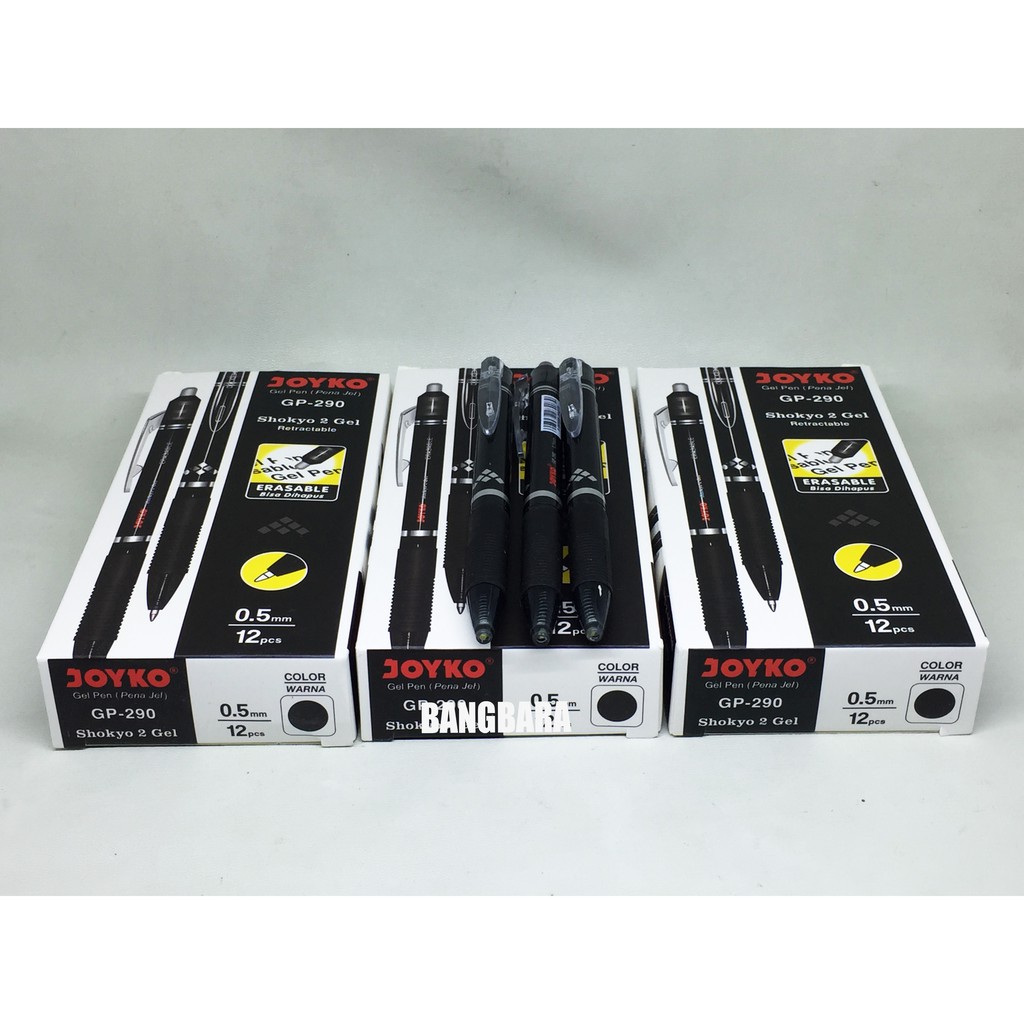 Pulpen Joyko Shokyo 2 Gel Cetek Erasable GP-290 0.5mm