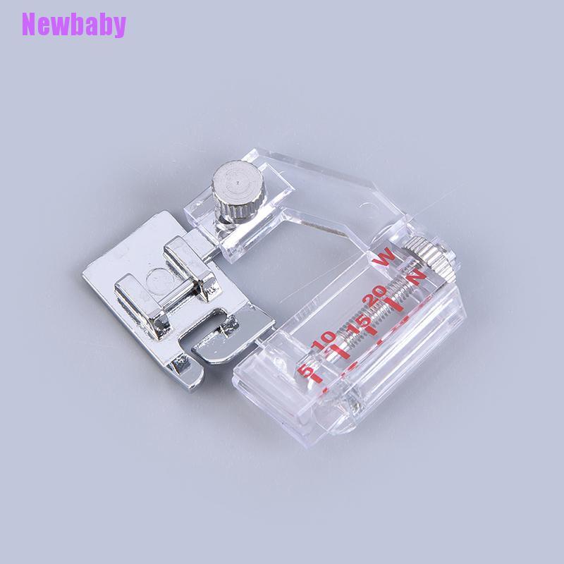 (Newbaby) Bias Binder Foot Snap-on Adjustable Untuk Mesin Jahit