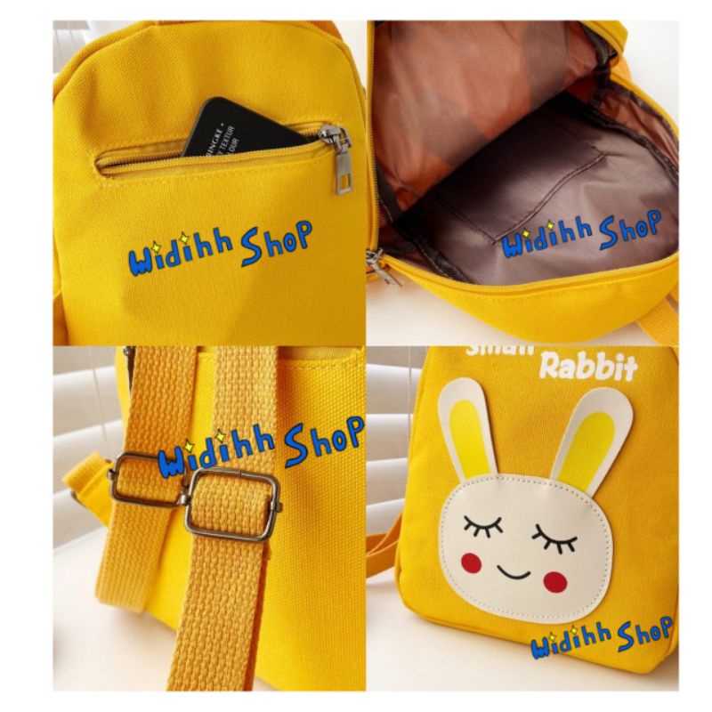 Tas Rabbit Anak / Backpack Animal / Tas Motif Kelinci / Ransel Lucu Anak / Tas Rabbit Import