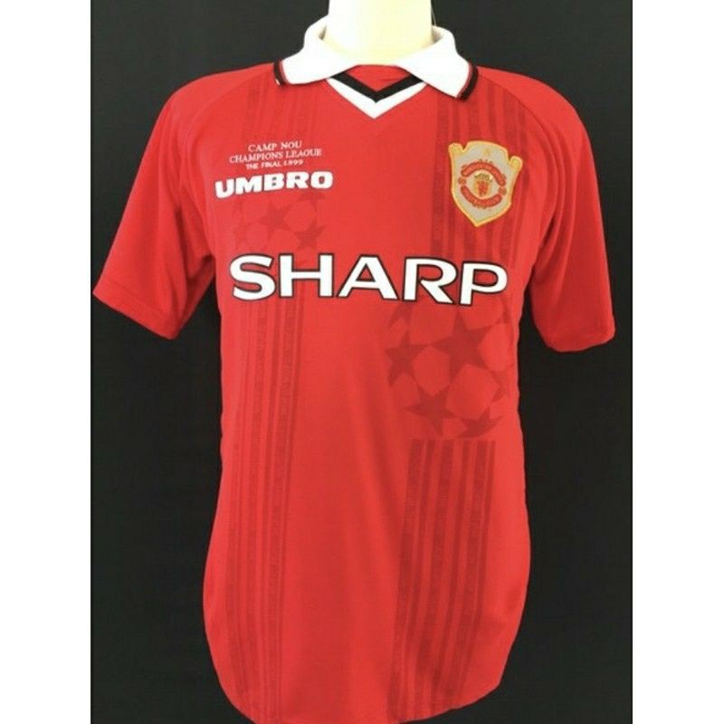 jersey retro MU final camp nou 98