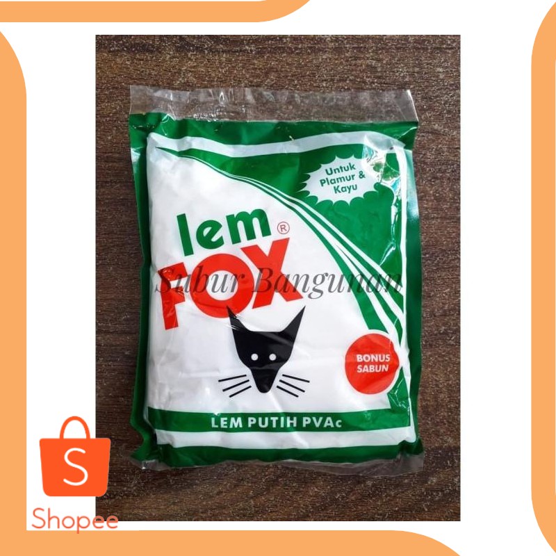 

Promo accessories Lem Fox Putih 800Gram Plamur / KERTAS / KAYU 19DEZ Limited