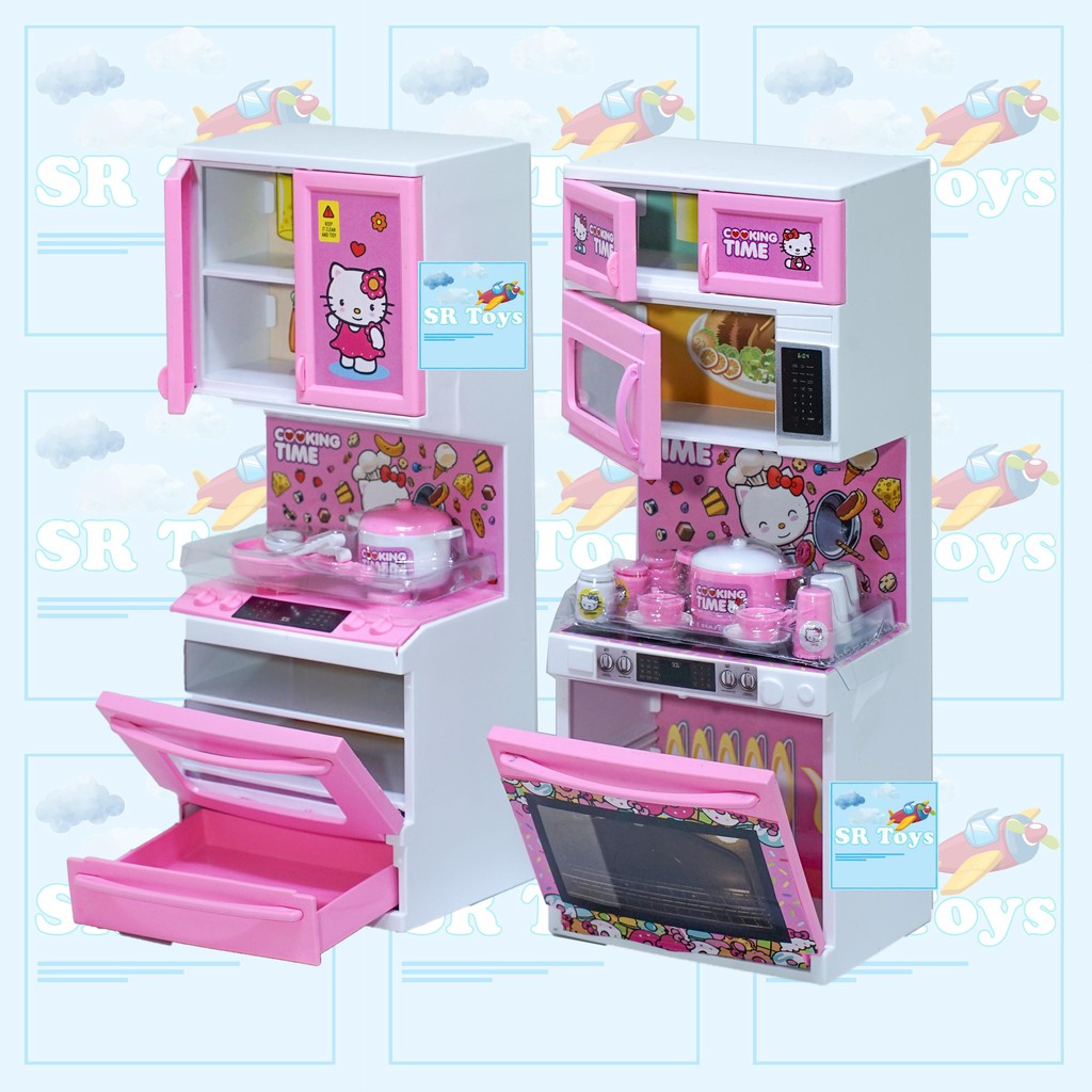 COD MAINAN ANAK DAPUR HAPPY KITCHEN SET COOKING LOL HK