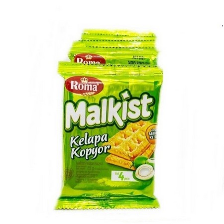 

Roma Malkist Kelapa Kopyor 10 bks x 25 g