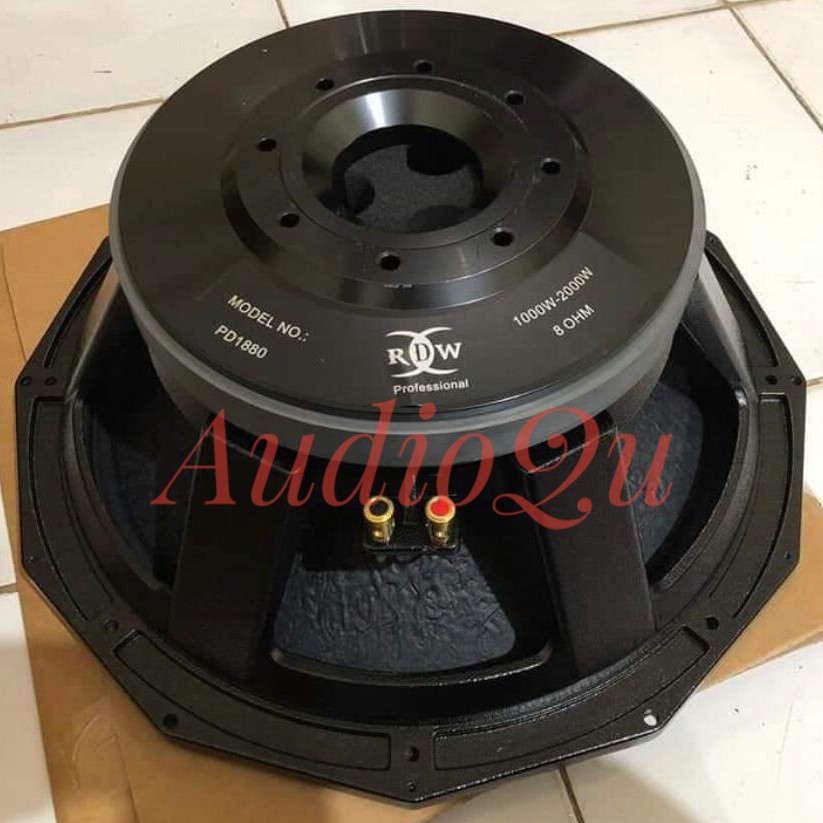 Komponen Speaker RDW PD1880/ PD 1880 18 Inch Baru Original