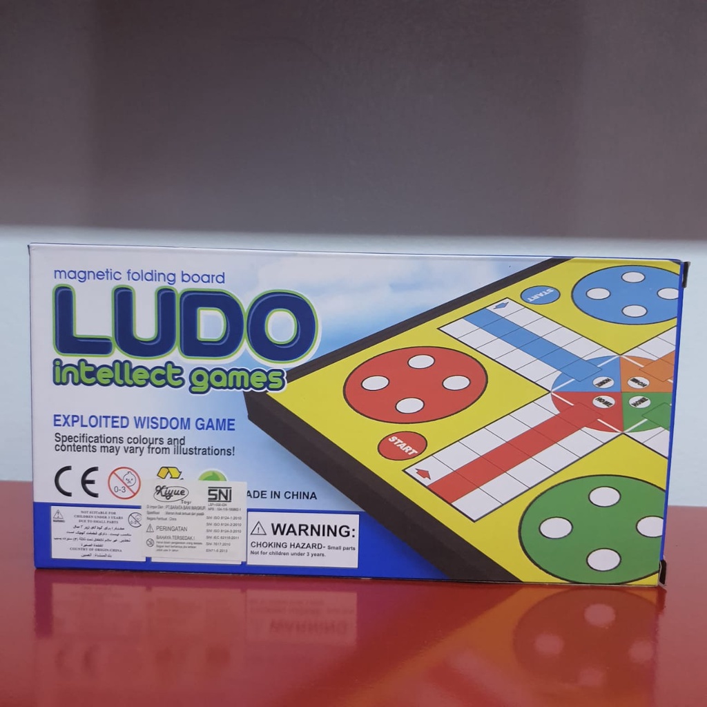 mainan anak ludo magnet premium