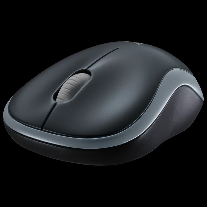 Logitech M185 Swift Grey Mouse Wireless Compact untuk Windows, Mac, ChromeOS ABU ABU