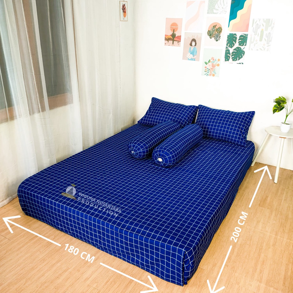 GBK Sprei Anti Geser 180 x 200 x 20 CM Seprei Aesthetic