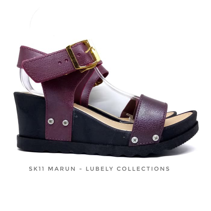 WEDGES SEPATU JELLY WANITA JELLY SHOES CEWEK