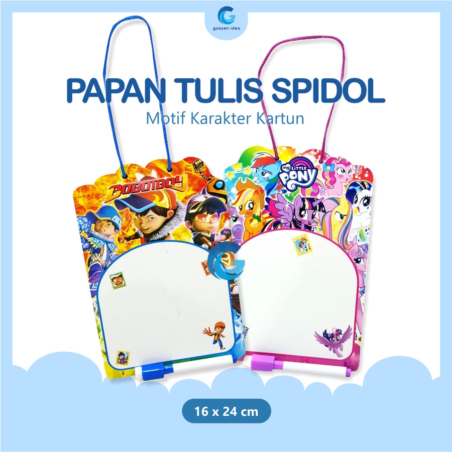 

Papan Tulis Spidol Anak Motif Karakter Kartun Lucu