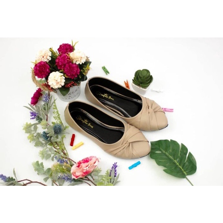 SEPATU BIG SIZE JUMBO WANITA ANGGUN MOCCA
