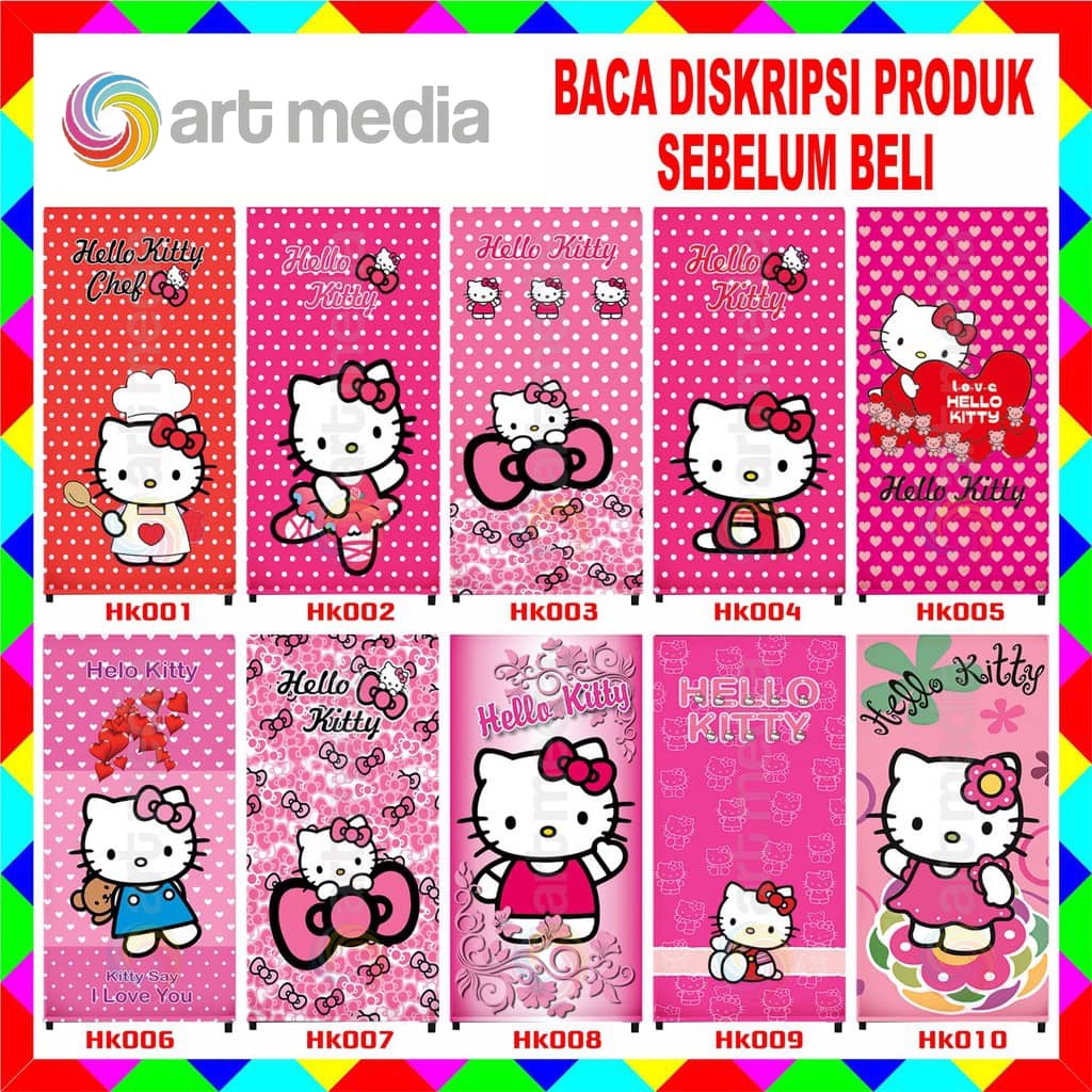 STIKER KULKAS 1 PINTU HELLOKITTY HK001-10