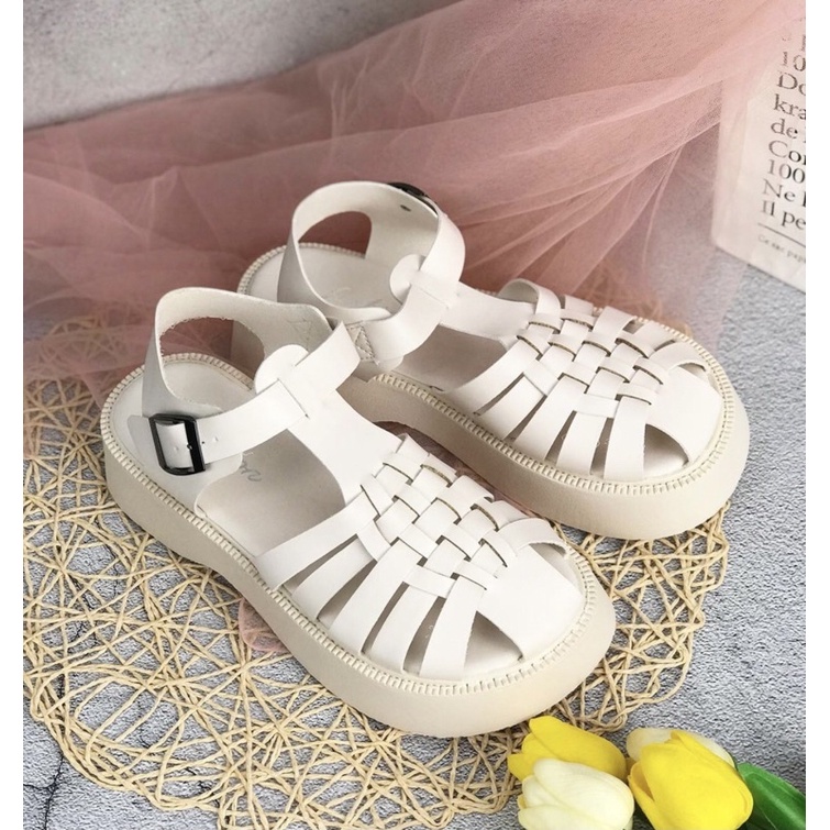 Wedges C5A sendal wanita import realpict