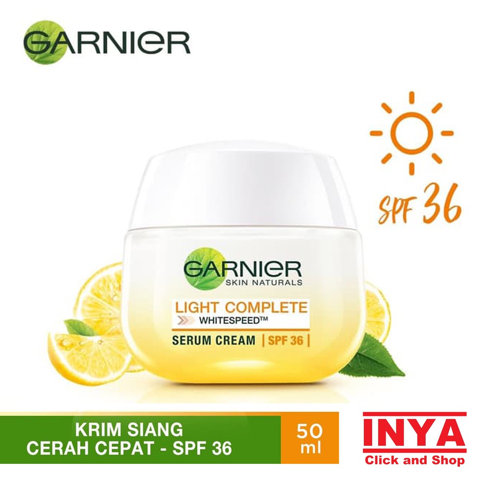 GARNIER LIGHT COMPLETE YUZU WHITENING SERUM DAY CREAM SPF36 50ml