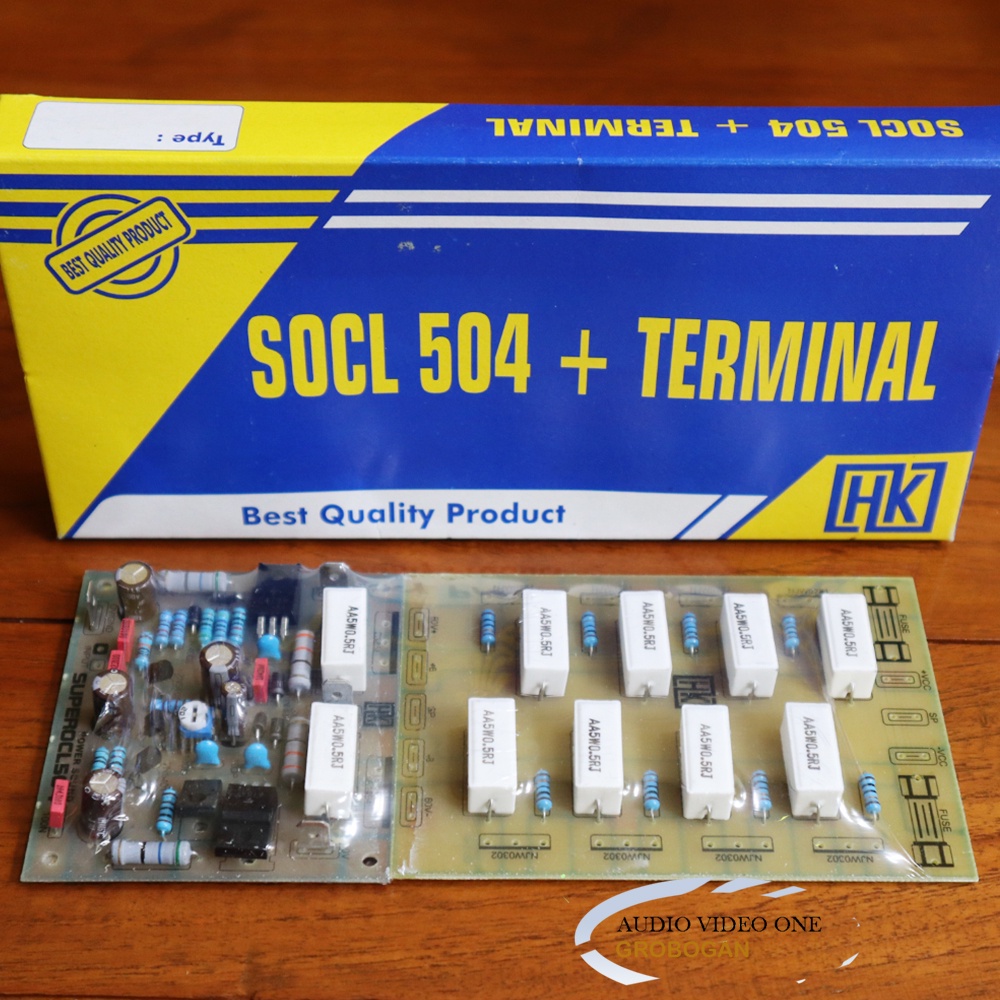 Kit Driver SOCL 504 Plus Terminal Power Sound OCL Pcb Fiber
