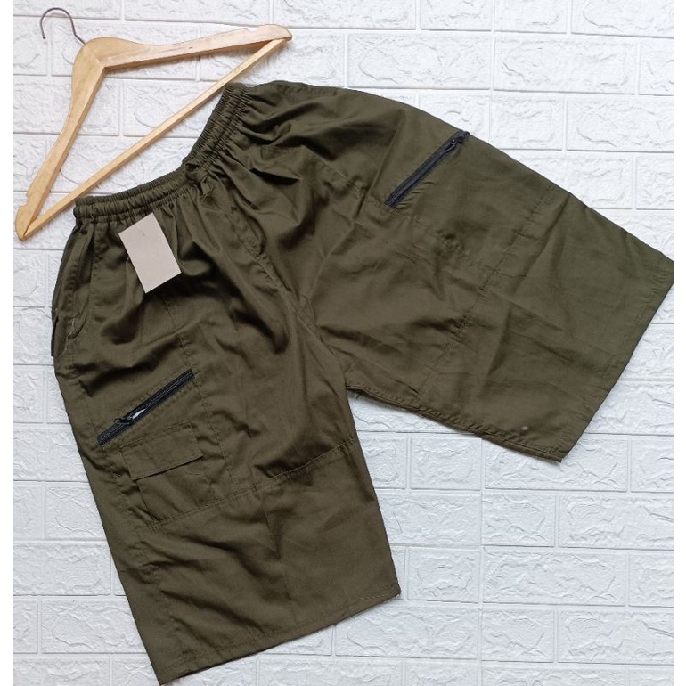 CELANA PENDEK SUPER JUMBO 3 XL/KOLOR SUPER JUMBO BAHAN DRIL JOVA MUAT BB 100 KL