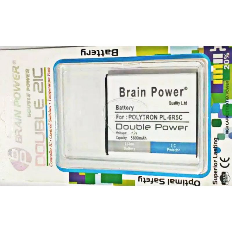 bry11 - Baterai hp Polytron Zap 5 4G 450 PL-6R5C PL6R5C brain Power