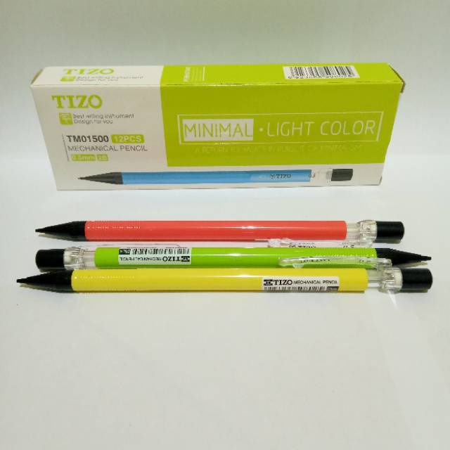 

ECER ( SATUAN ) Pensil Mekanik Tizo Kecil 0.5 mm Pensil Isi Ulang Tizo 0.5mm Tm01500