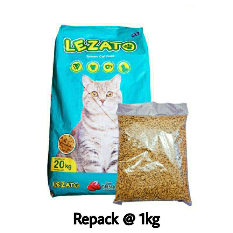 Lezato Cat Tuna 1kg | Makanan Kucing Lezato Tuna Flavour Cat food