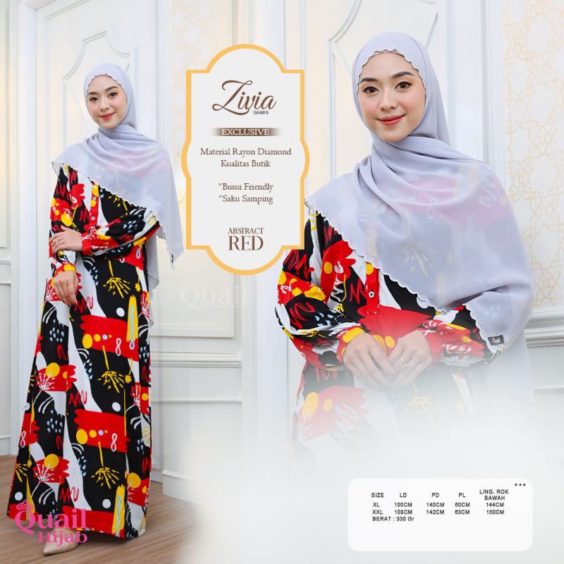 Gamis Zivia asli Quail