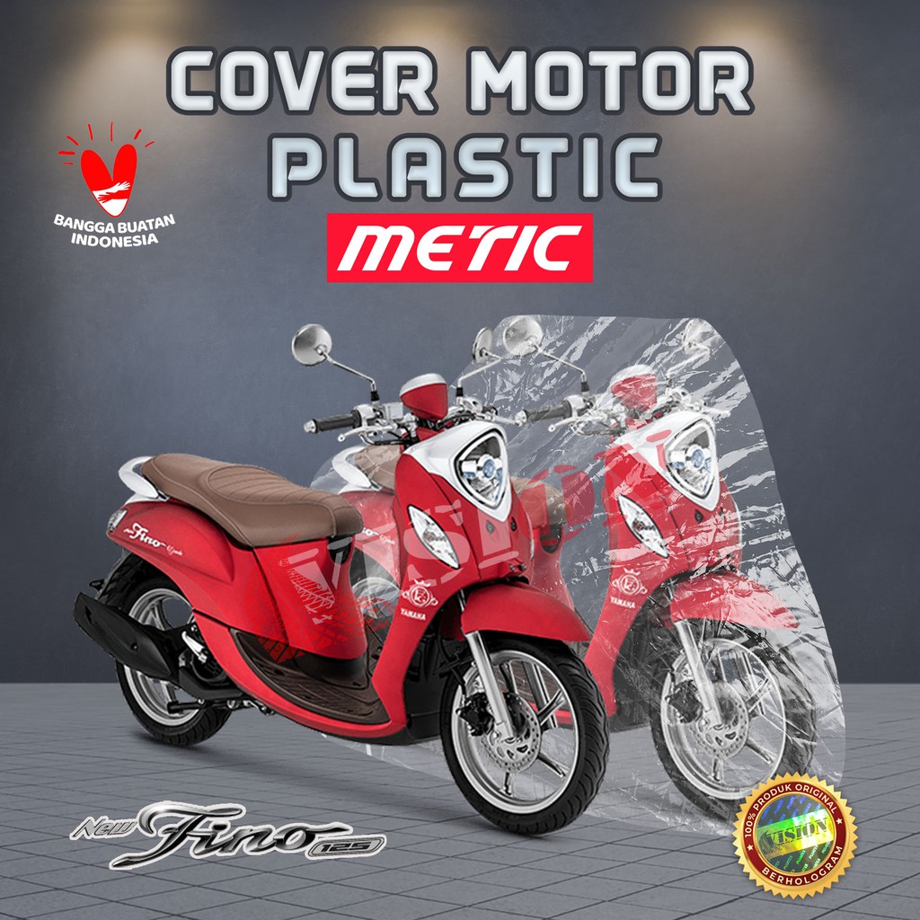 Jual Sarung Motor Plastik Transparan Cover Body Motor FINO MIO SCOOPY ...