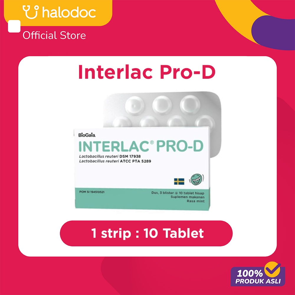 Interlac Pro-D 10 Tablet Hisap