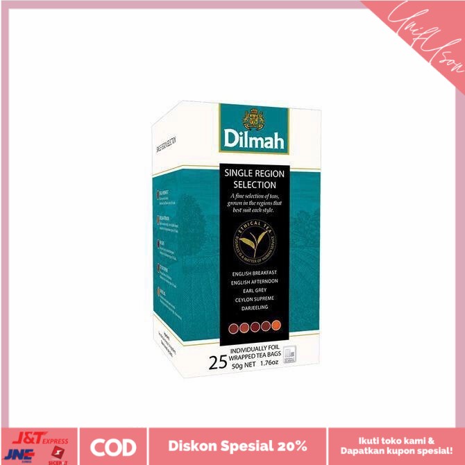

⭐COD⭐ Dilmah Gourmet Tea Variety Pack 25 sachet