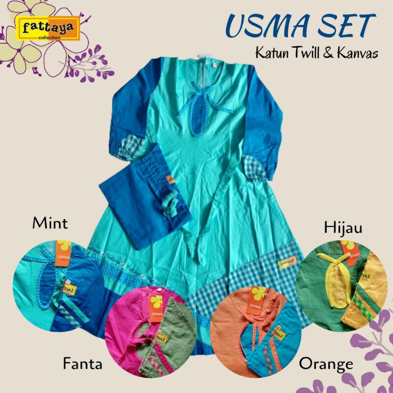 Gamis Fattaya ORI Usma Set