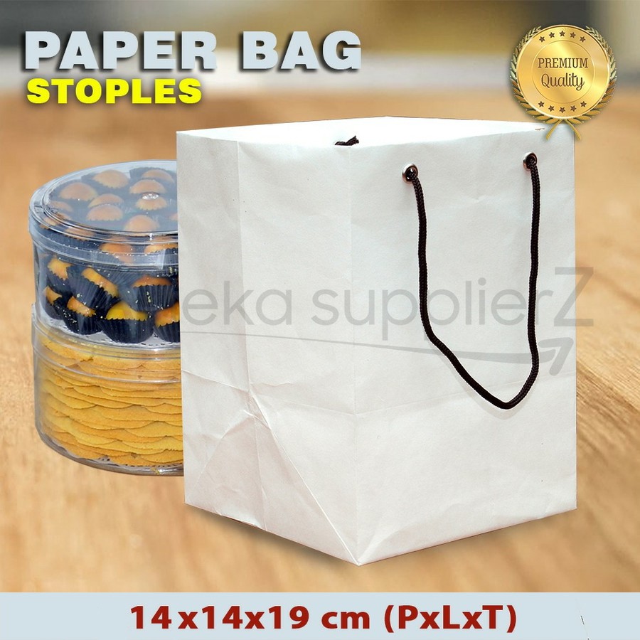 

Paper Bag Stoples Kue Kering -| PUTIH (12PC)