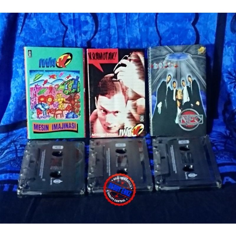 Kaset Pita Ridho R Ello Delon Dirly Marcell Tohpati Rio Febrian Nugie Saykoji Iwa K Kecoa NEO