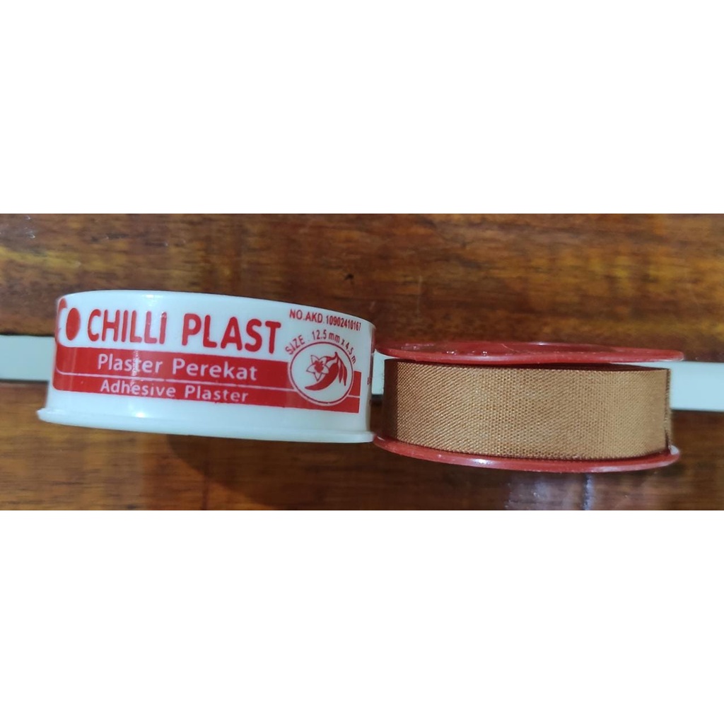 Plester Perekat Chili 12,5 MM X 1 M / 12,5 MM X 4,5 M