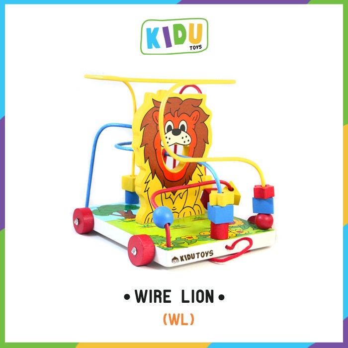 Mainan Anak Edukasi Motorik Kayu Edukatif / Mainan Wire Alur / Mainan Wire Anak Games Kidu Toys