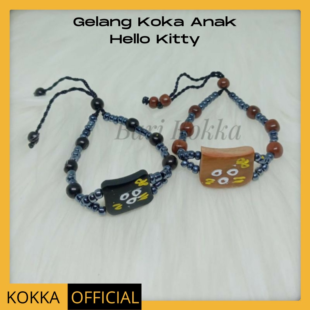 NEW KokkaOfficial Gelang Anak Kokka Kaokah Kaukah Hello Kitty