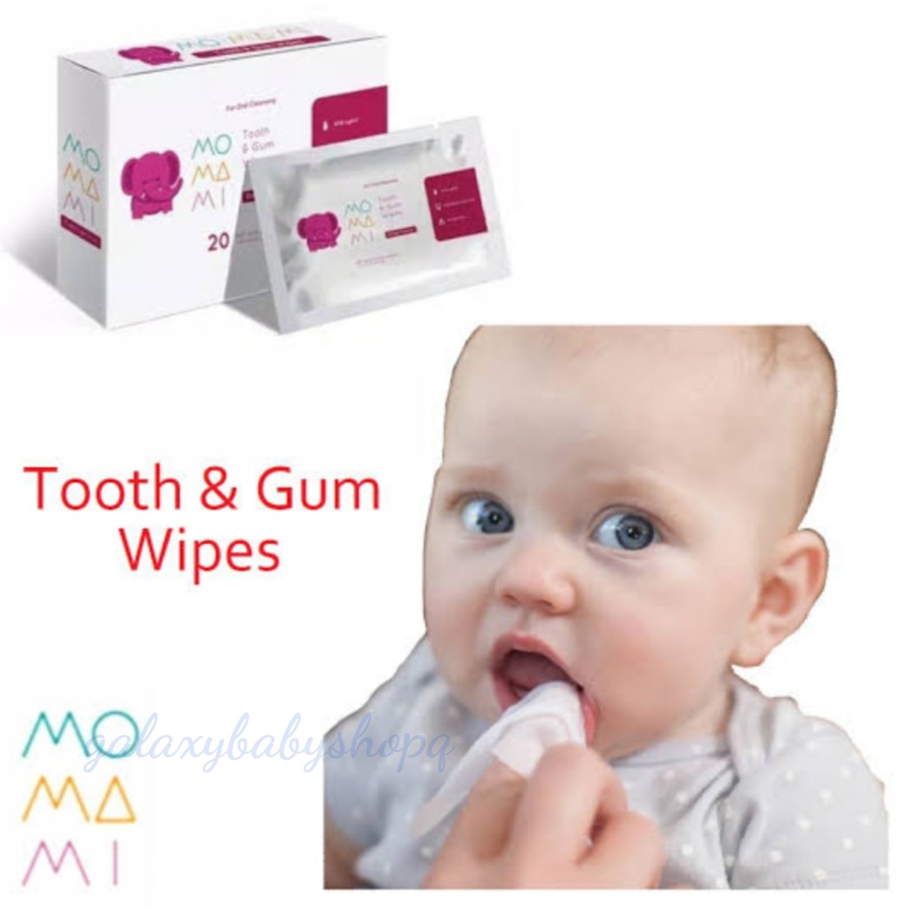 Momami tooth &amp; gum wipes