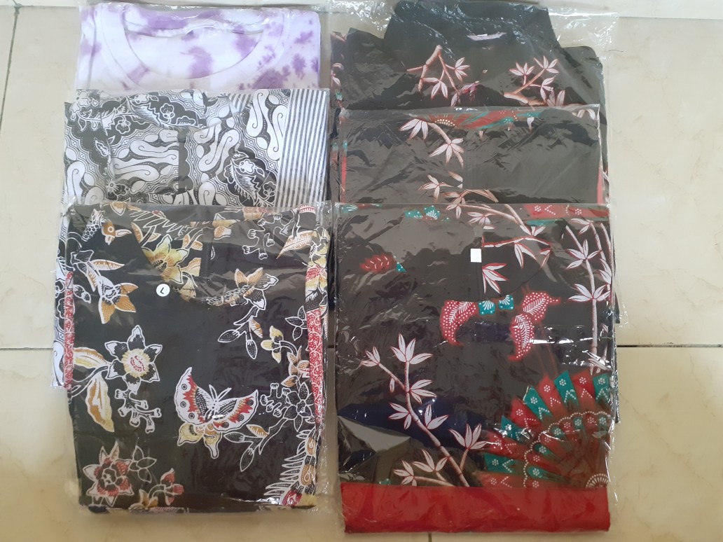 Batik Couple Keluarga Sania Ruffle Ori Ndoro Jowi Dnt - Motif Kipas