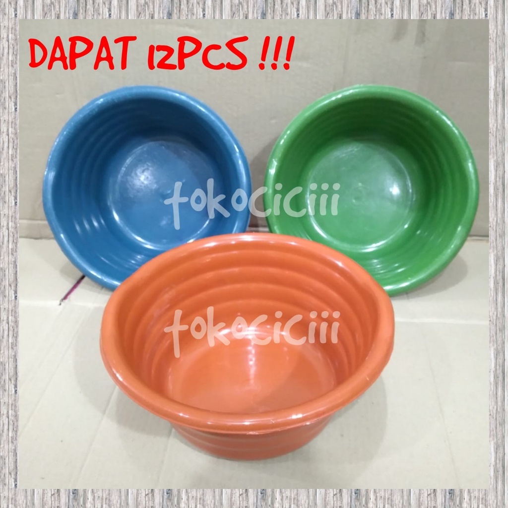 Isi 12 PCS Waskom Kluwing /Waskom Plastik/Waskom berkatan /Baskom Hajatan/Baskom