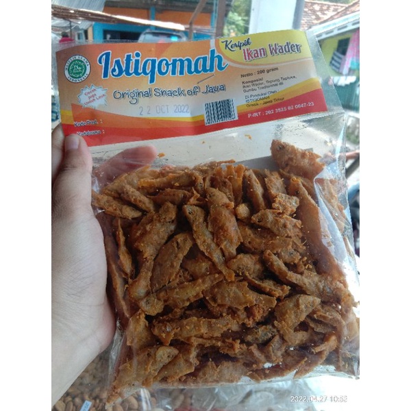 

Keripik Ikan Wader 170 gram produksi Istiqomah