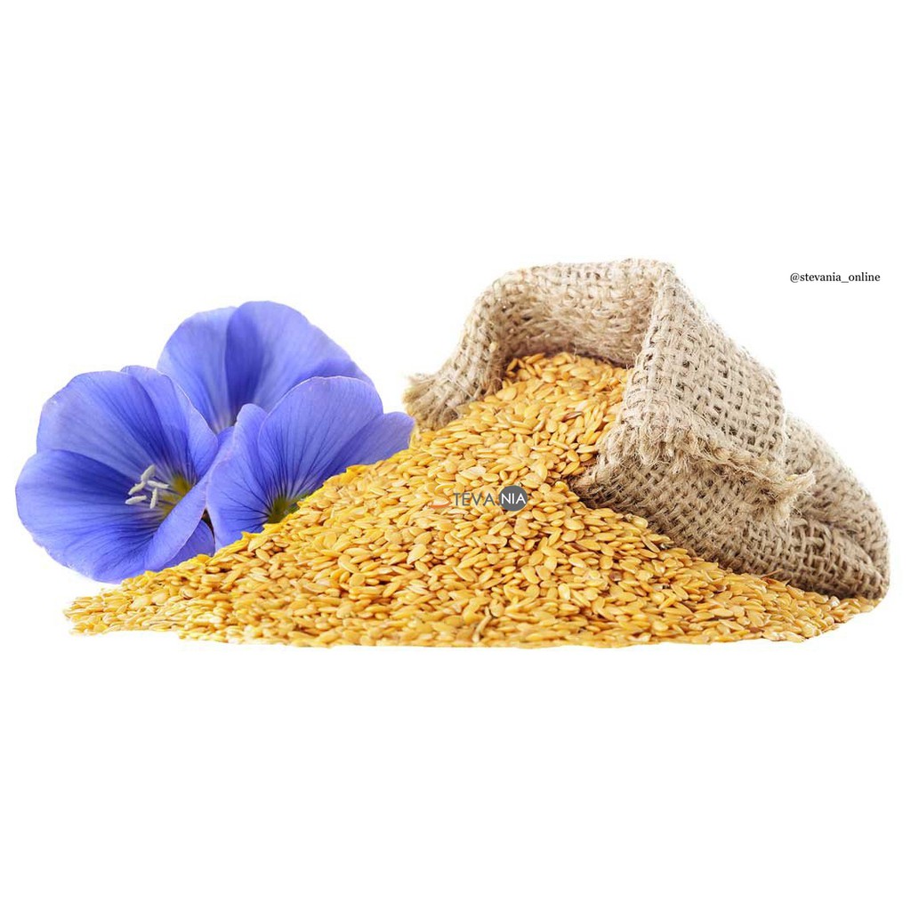 

Organic Golden Flaxseed 1KG Golden Flax Seeds Organik 1KG