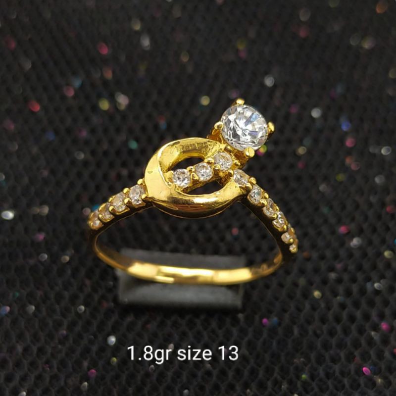 Cincin Emas 17K - 1.8gr Kadar 750 - 1727