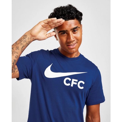 KAOS NIKE *HELSEA SWOOSH 2022 - KAOS BOLA JAKET BOLA JERSEY BOLA K07