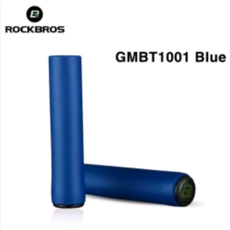 Rockbros Handgrip Silicone Grip Handlebar Sepeda Biru