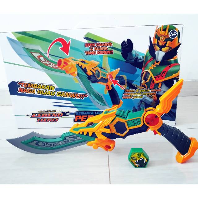 Pedang naga DX Legend hero/ Senjata Legend hero Original