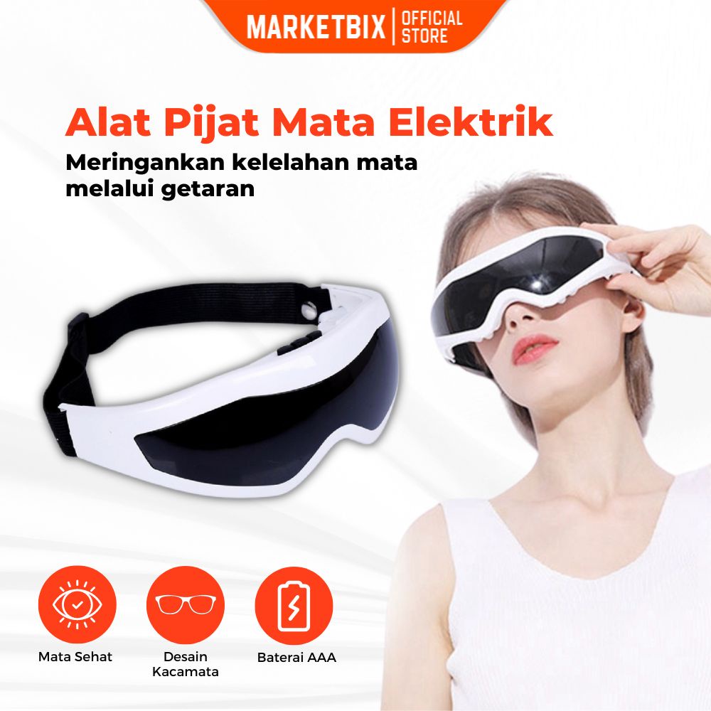 MARKETBIX Alat pijat Mata Eye massager Alat Terapi Mata Alat pijit Elektrik