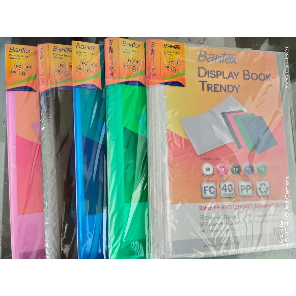 

BANTEX CLEAR HOLDER FC 40 SHEET Folder plastik isi 40
