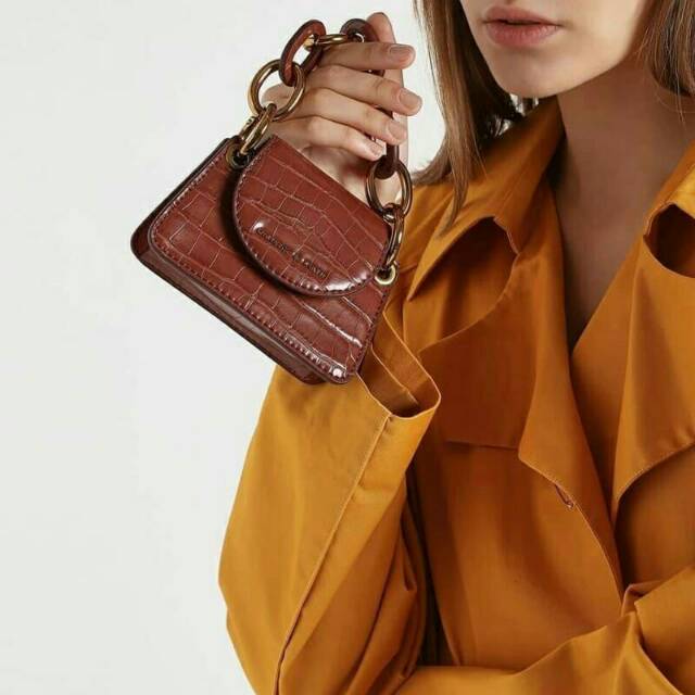 Sling bag tas selempang wanita cnk ck chain biggi trapeze mini
