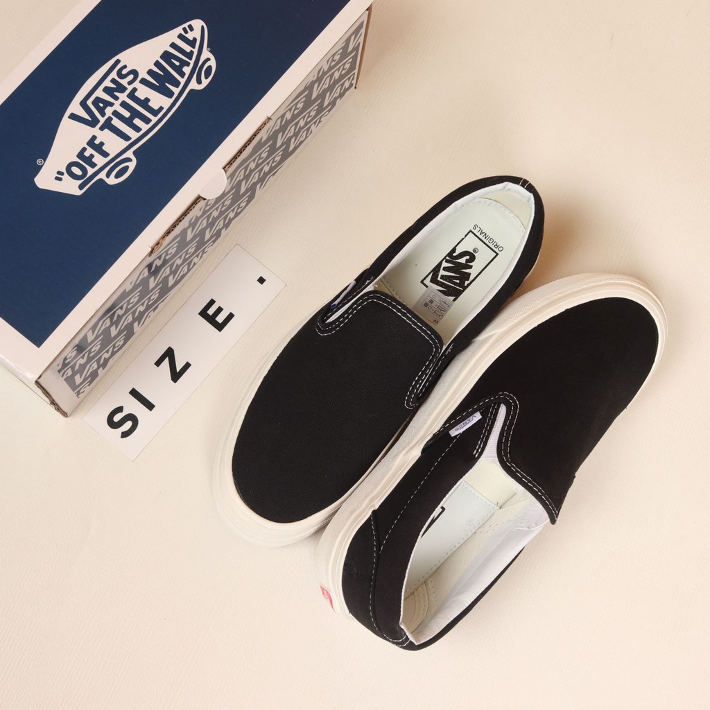 Vans Vault OG Classic Slip On LX Black White