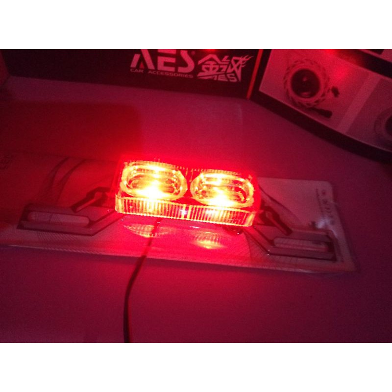 Dudukan plat nomer pake lampu