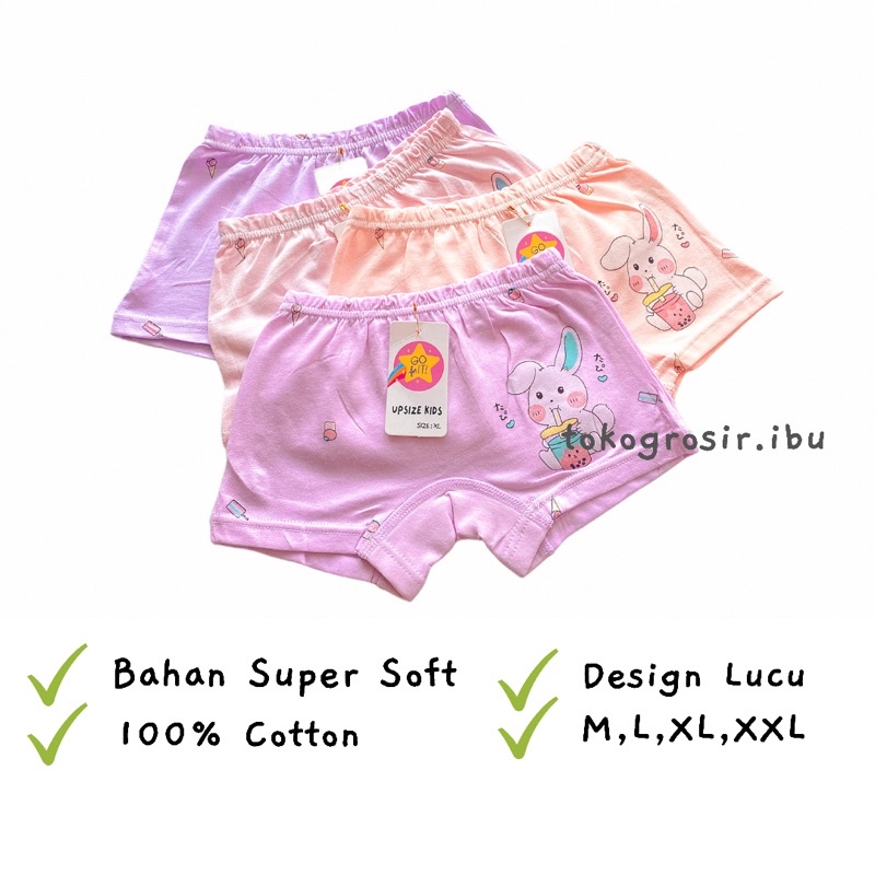 CD Celana Dalam Anak Perempuan Cewek Remaja Katun Adem Kualitas Import Celana Dalam Boxer Anak Bayi